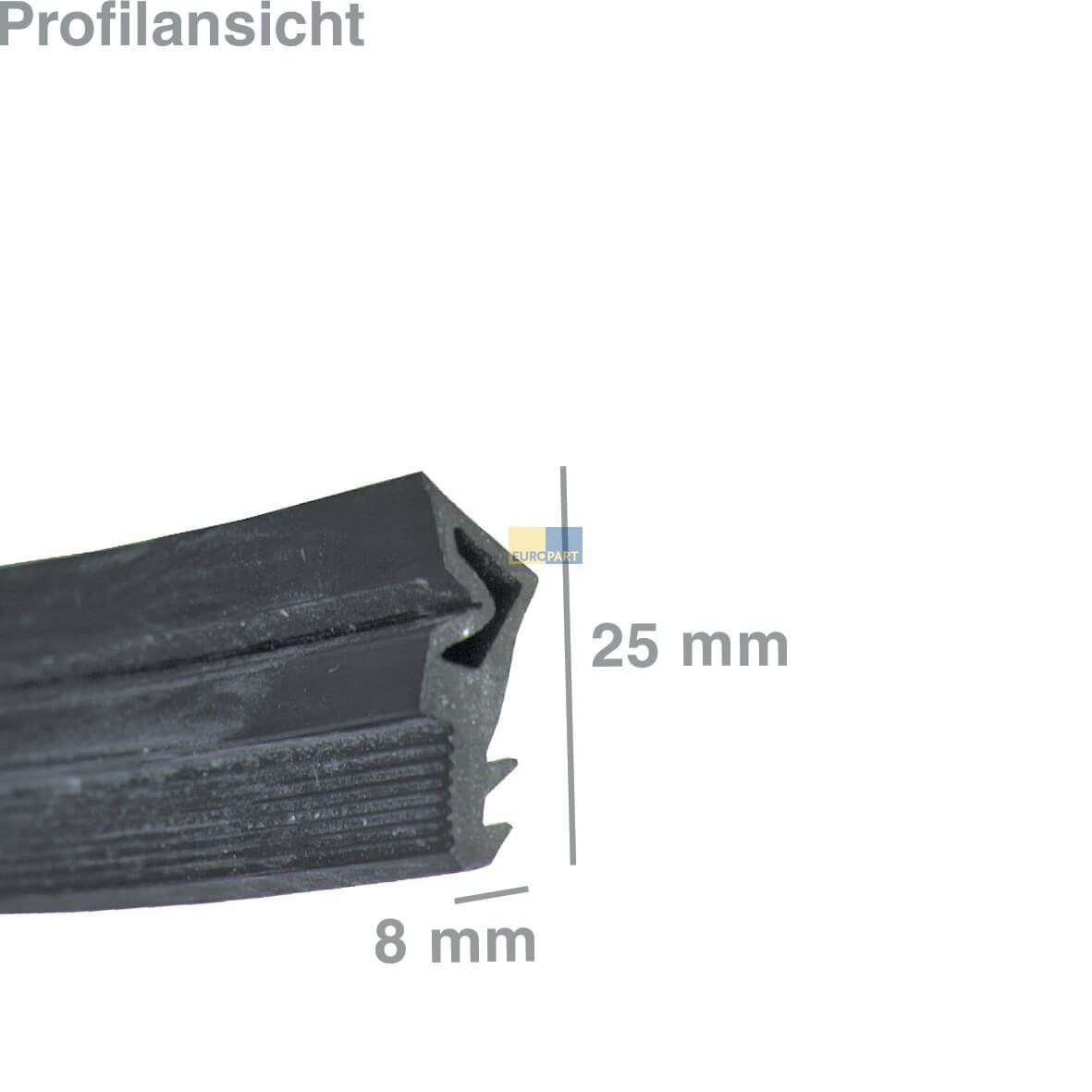 T?rdichtung 3-seitig Whirlpool 481246668564 f?r Geschirrsp?ler (KD-481246668564)