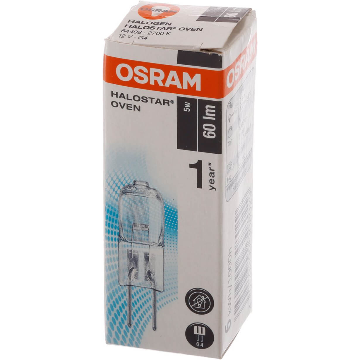 Halogenlampe G4 5W 12V BSH 00069300 f?r K?hlschrank Herd (00069300)