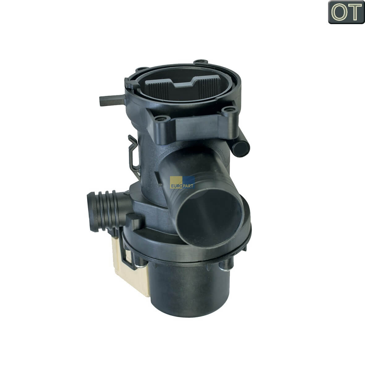 Ablaufpumpe Bauknecht 481010585015 Plaset mit Pumpenkopf und Sieb f?r Waschmaschine (KD-481010585015)