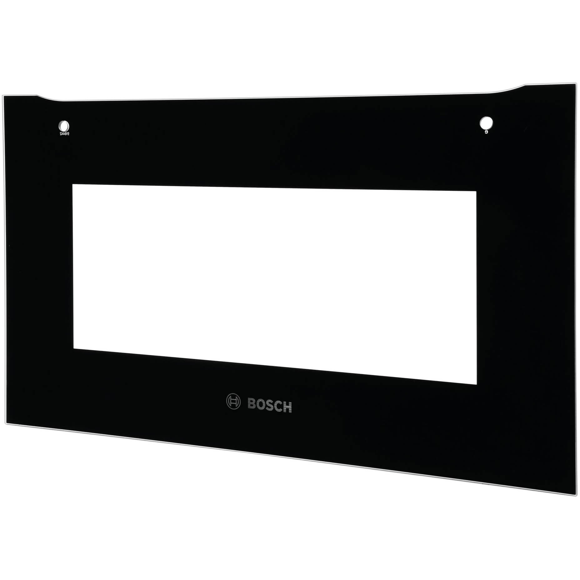 Frontglasscheibe schwarz Mikrowelle 45cm (BD-00772304)