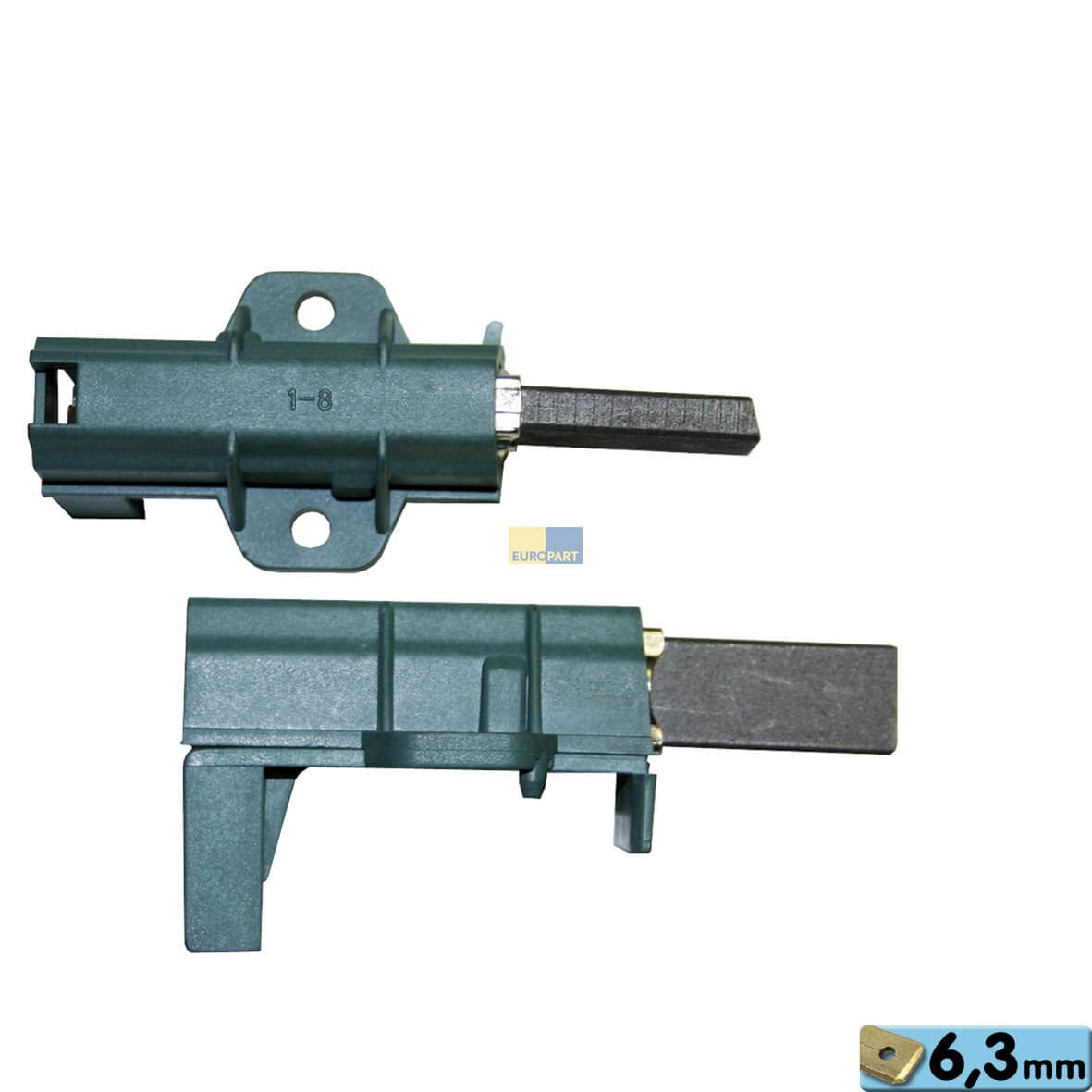 Kohlen wie Beko 371202407 L24MF7 gr?n f?r Motor Waschmaschine (KD-10000809)