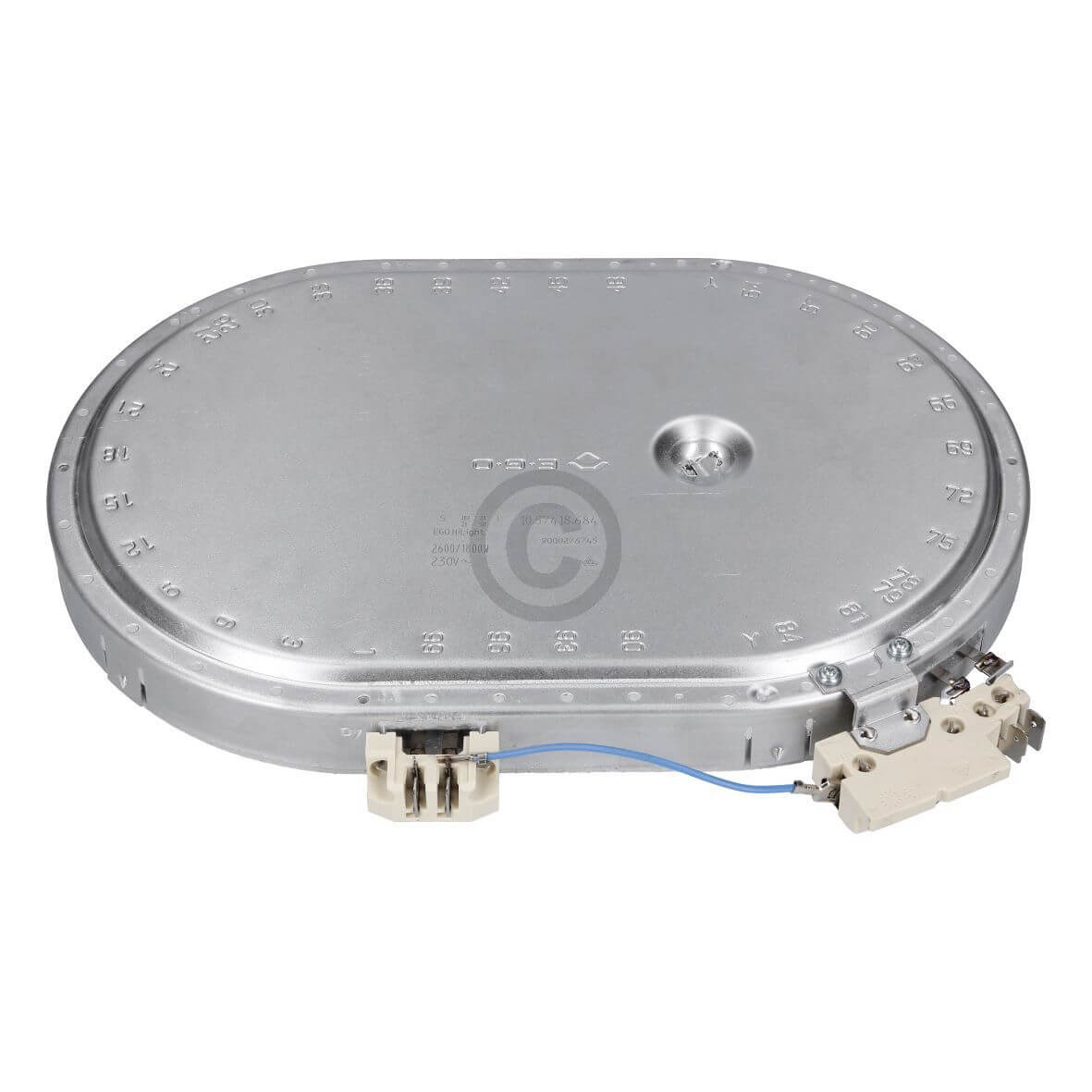 Strahlheizk?rper oval 2600/1800W Bosch 00670838 f?r Herd (BD-00670838)