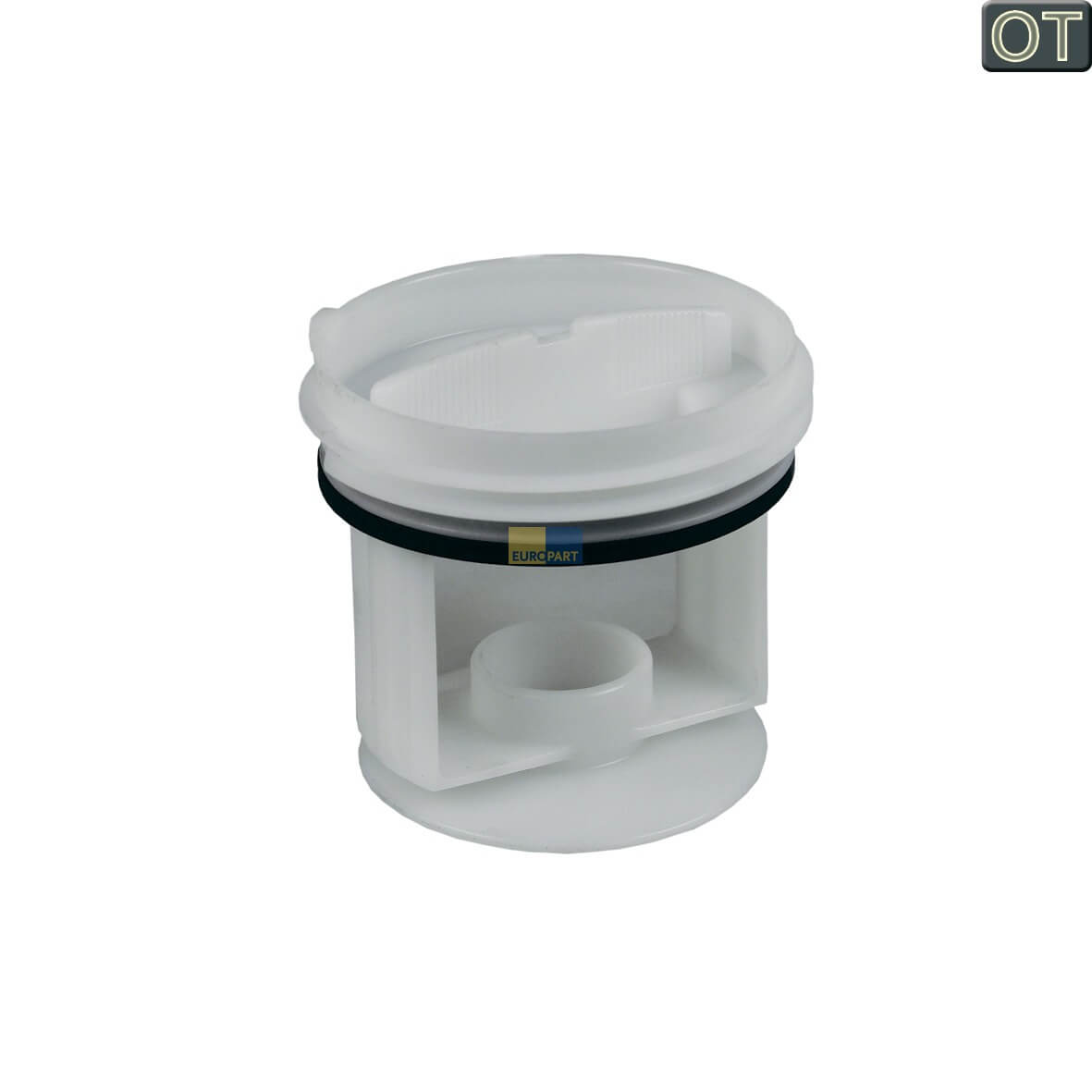 Flusensiebeinsatz Whirlpool 481248058403 f?r Askoll Ablaufpumpe Waschmaschine Toplader (481248058403)