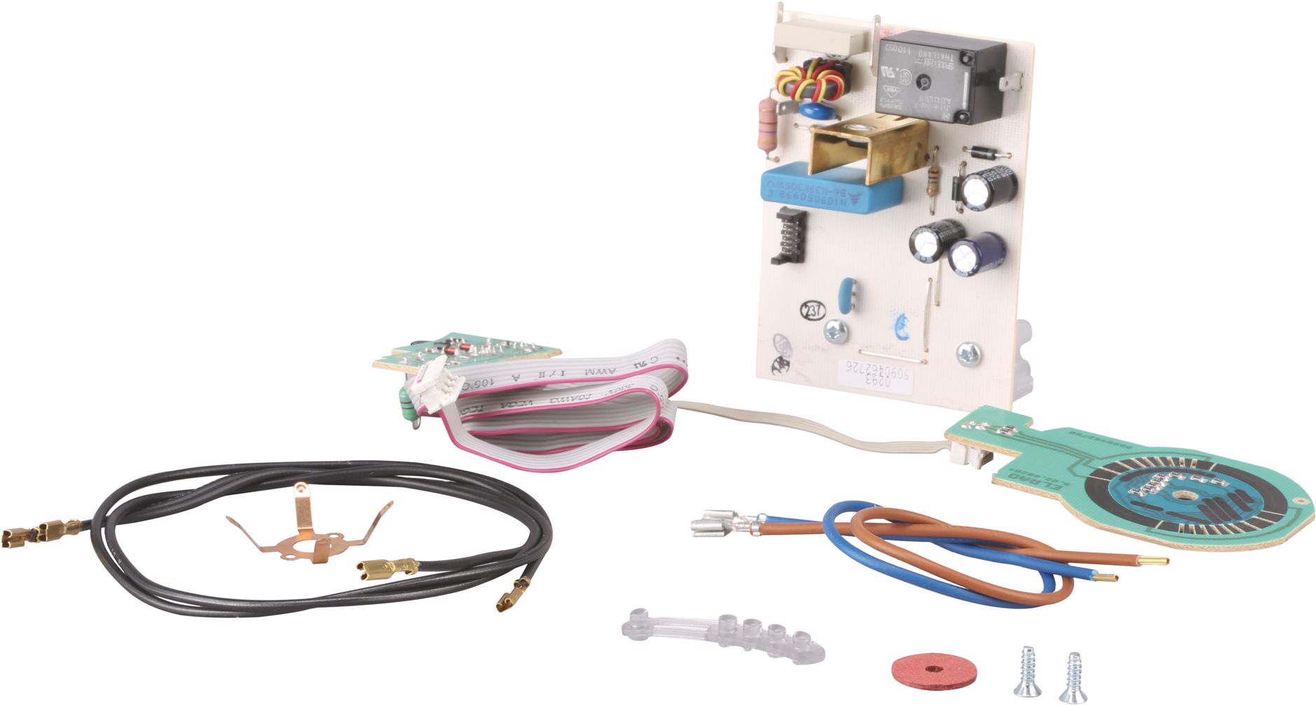 Motorsteuerungsmodul 2 Platinen,2 schwarzen Kabeln, LED Linse, Kontaktfeder (BD-00489310)