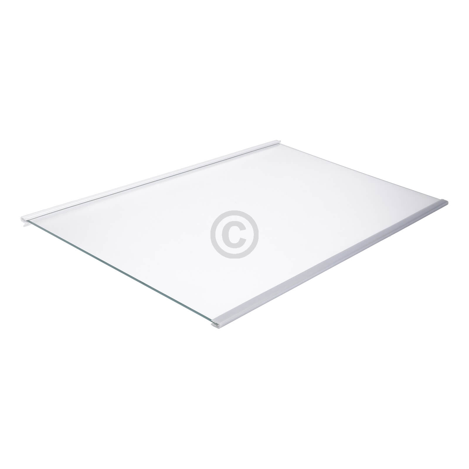 Glasplatte Whirlpool 480132101134 495x317mm mit Zierleisten f?r K?hlGefrierKombination (480132101134)