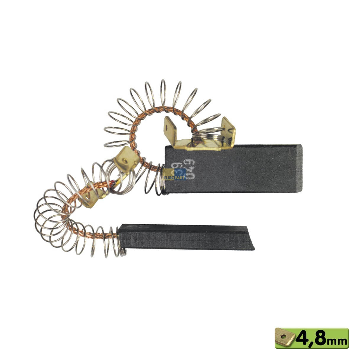 Kohlen 12, 5x5x35mm 4, 8mmAMP wie Bosch 00165171 f?r Waschmaschine (KD-10002338)