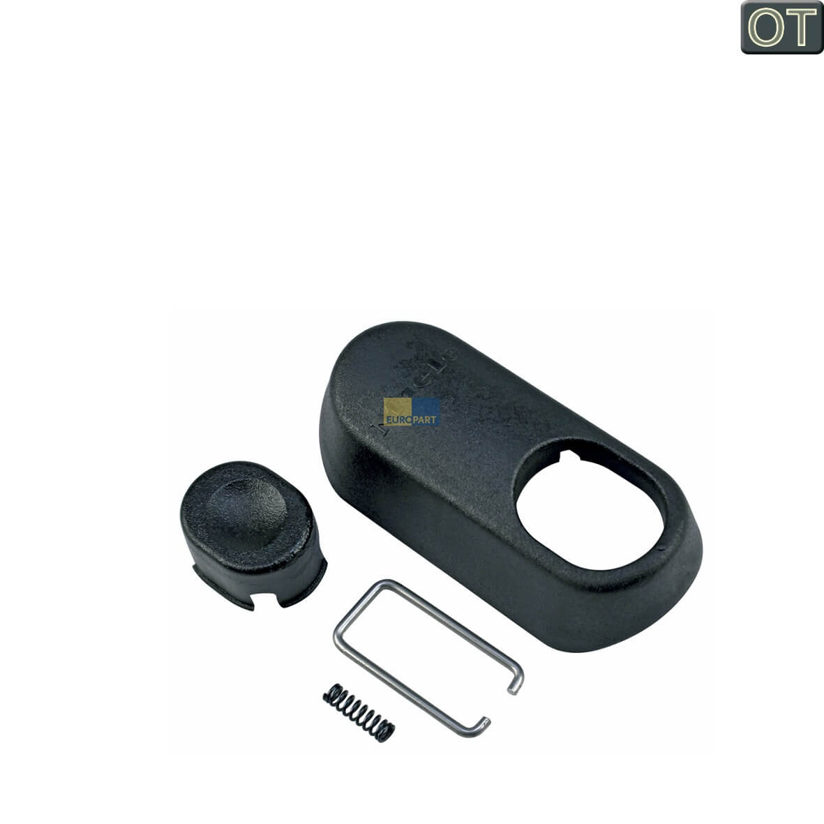 Druckknopf mit Blende Feder Halteb?gel Miele 5780932 f?r Teleskoprohr Staubsauger (EA-5780932)