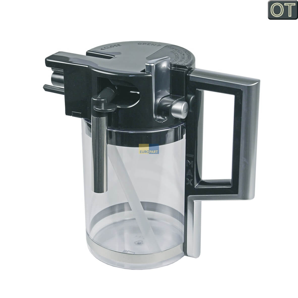 Milchbeh?lter DeLonghi 5513211641 mit Deckel Aufsch?umer Rohr f?r Kaffeemaschine Kaffeeautomat (KD-5513211641)