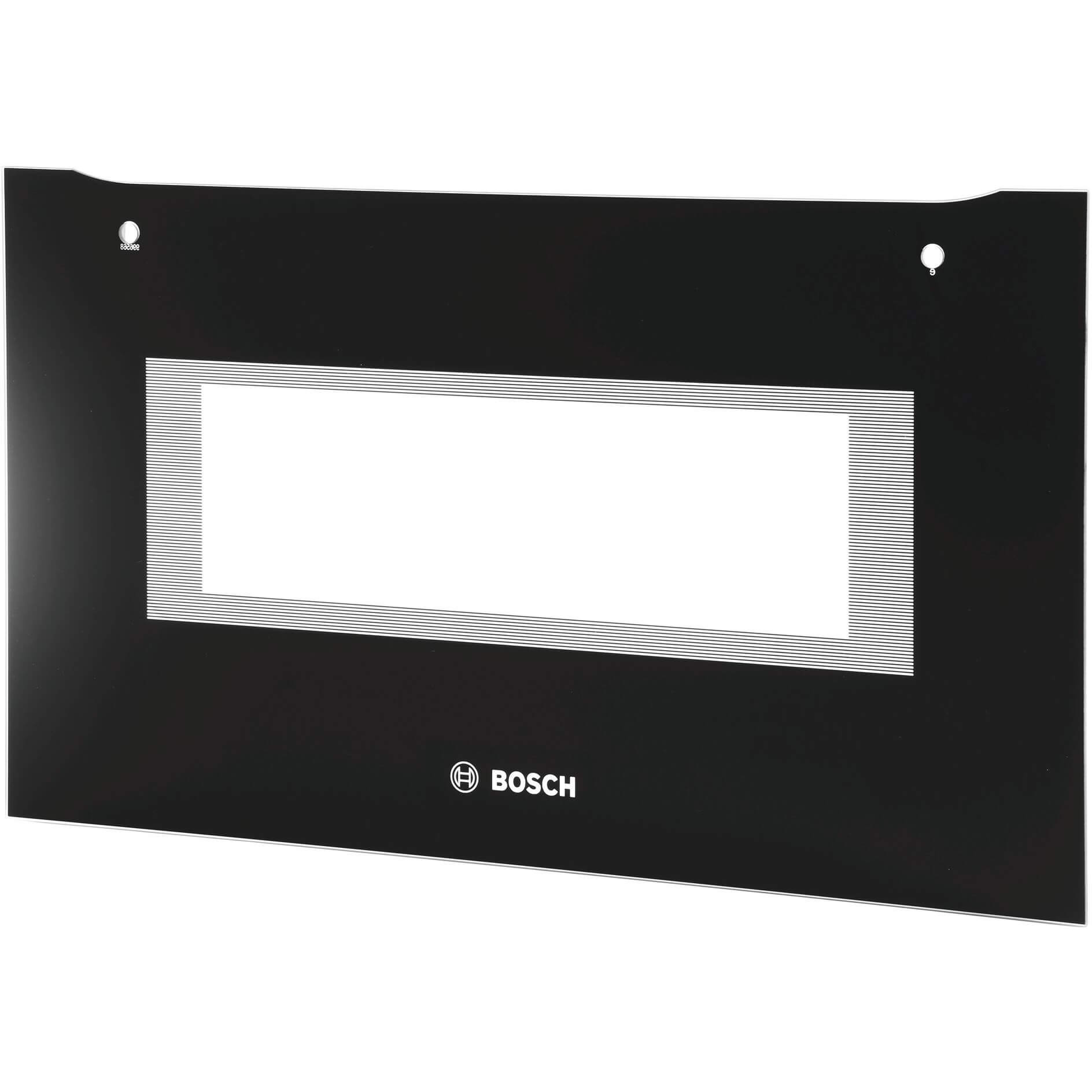Frontglasscheibe schwarz Mikrowelle 45cm (BD-00775527)