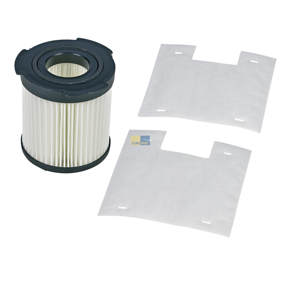 Abluftfilterzylinder AEG 900196614/3 Lamellenfilter mit 2 Mikrofiltern f?r Staubsauger (EA-9001966143)