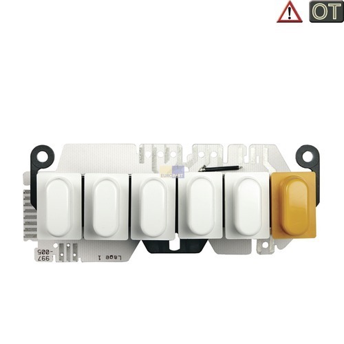 Tastenschalter 6-fach komplett Miele 4363850 f?r Waschmaschine (EA-4363850)