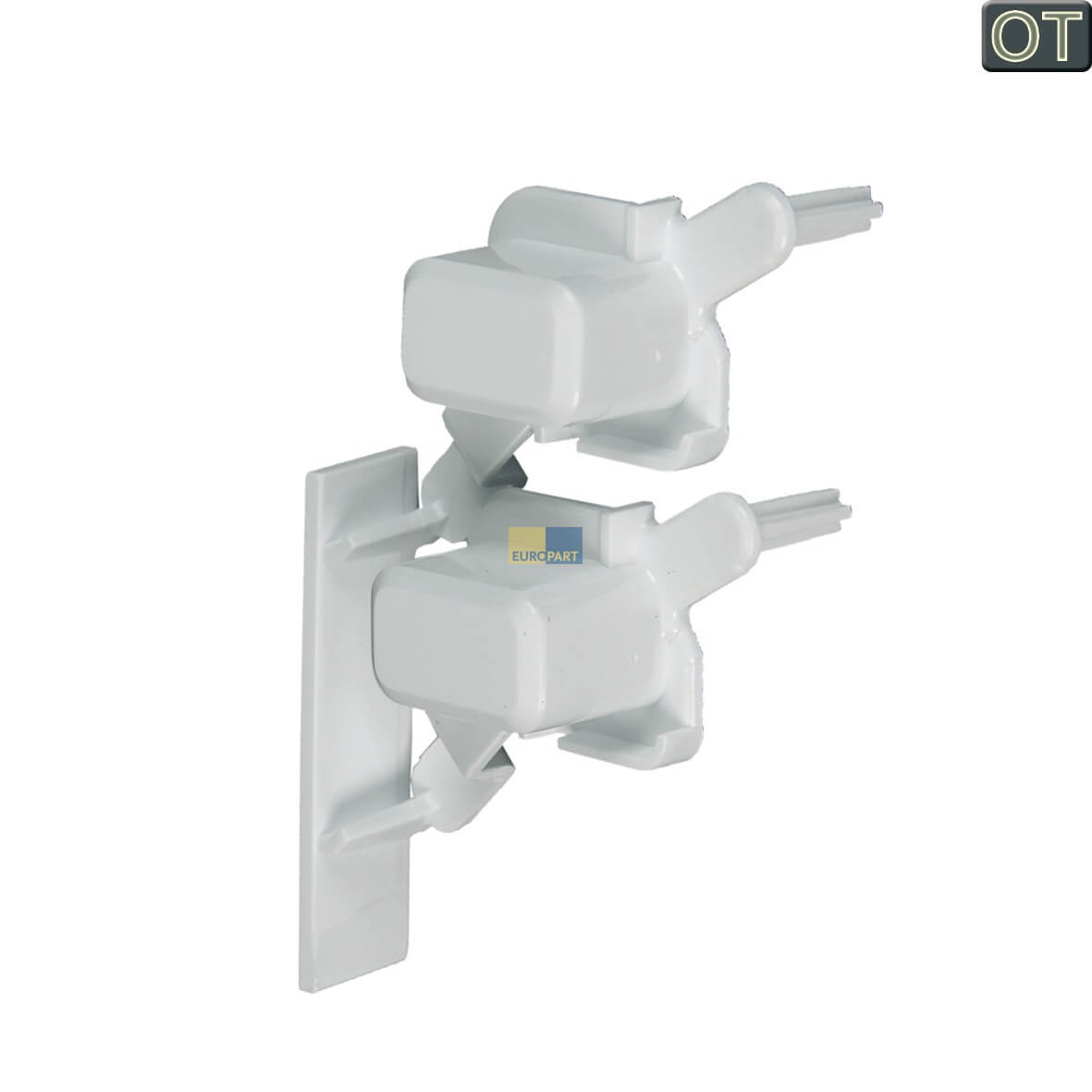 Tastenkappe wei? 2-fach Bauknecht 481071425541 f?r Waschmaschine (KD-481071425541)