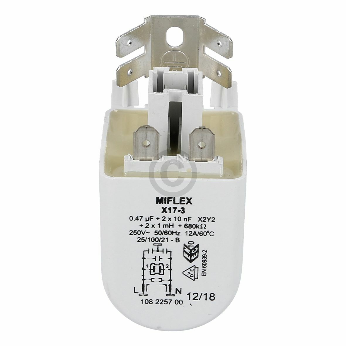Funkentst?rfilter, 12, 5A Electrolux 1462502012 f?r Waschmaschine (EA-1462502012)