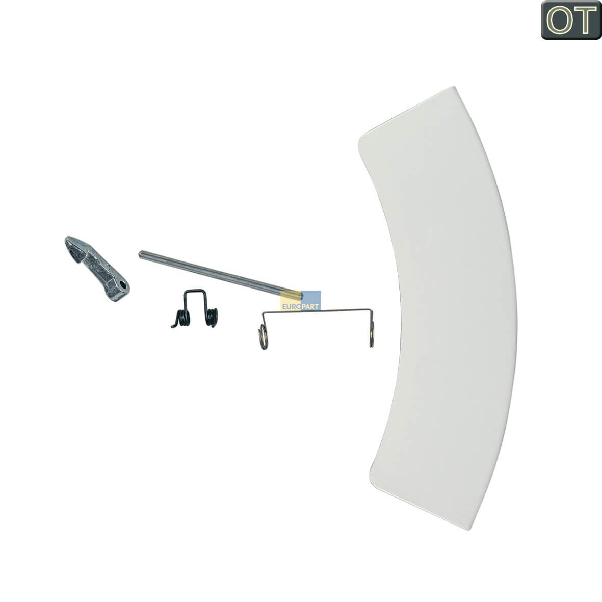 T?rgriff wei? AEG 405512893/0 f?r Waschmaschine (4055128930)