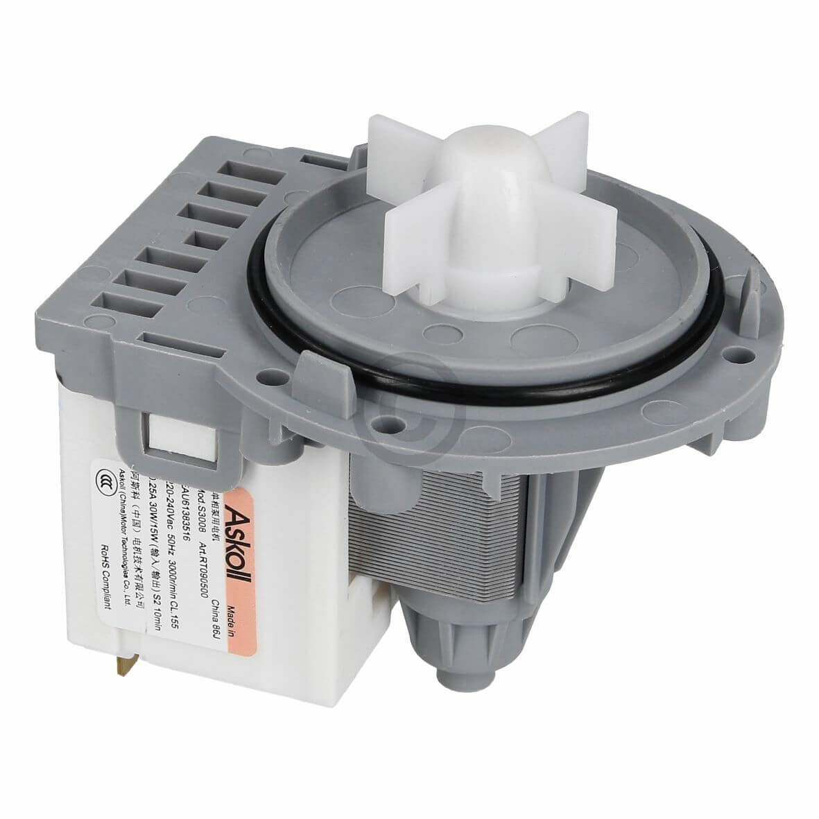 Ablaufpumpenmotor LG  Askoll S3008 f?r Waschmaschine Geschirrsp?ler (EAU61383516)