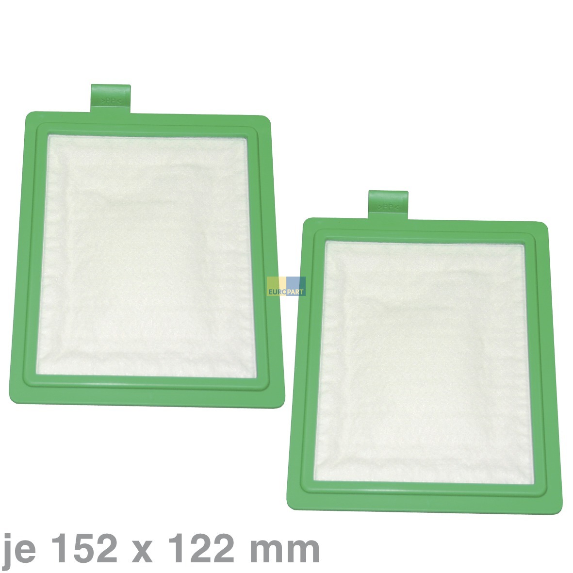 Abluftfilter EF17 AEG 900195150/9 AEF08 AirMax in Rahmen f?r Staubsauger 2Stk (EA-9001951509)