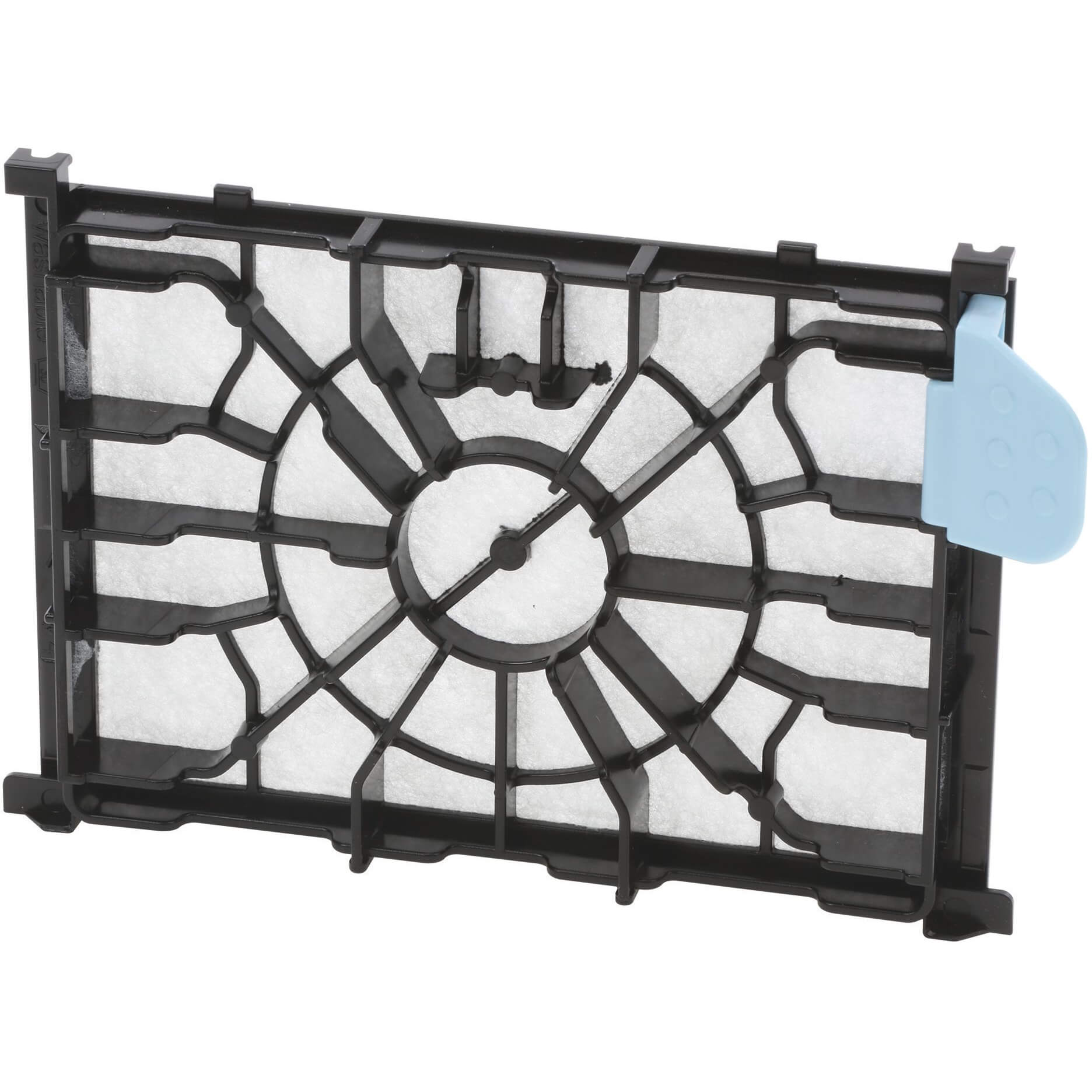 Motorschutzfilter BSH 00577117 Vormotorfilter 161x113mm mit blauem Clip f?r Staubsauger (00577117)