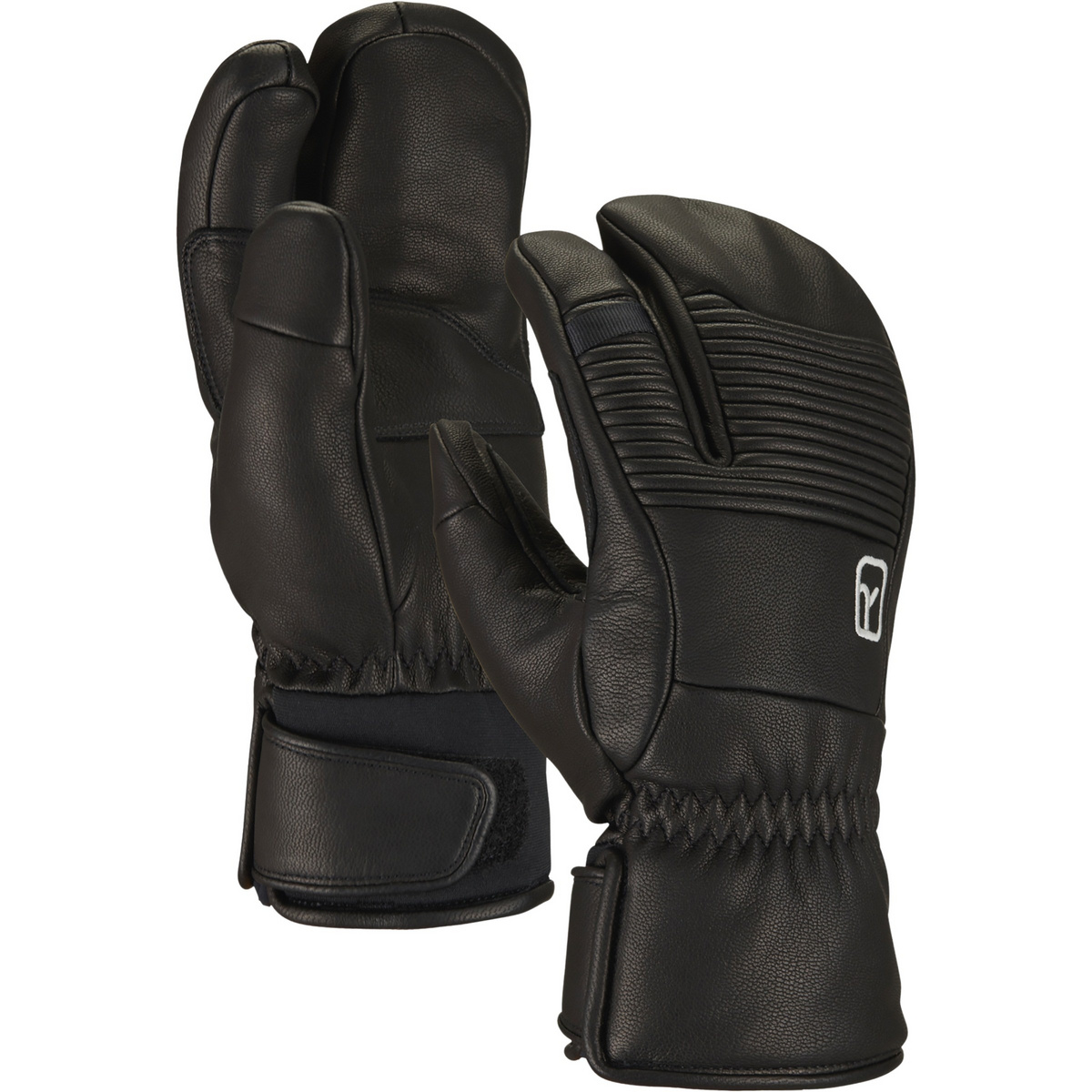 Ortovox Herren Full Leather 3 Finger Handschuhe