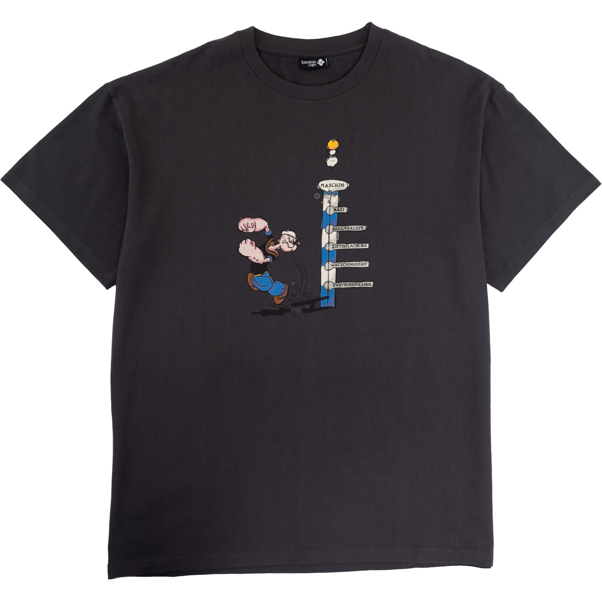 Bavarian Caps Herren Popeye Haut Den Lukas T-Shirt