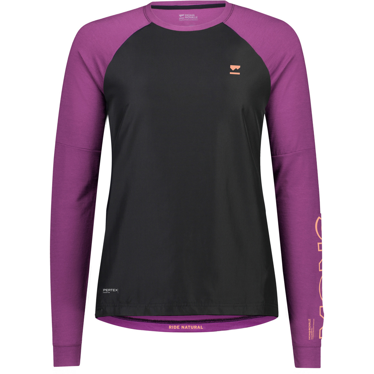 Mons Royale Damen Tarn Merino Bike Wind Longsleeve