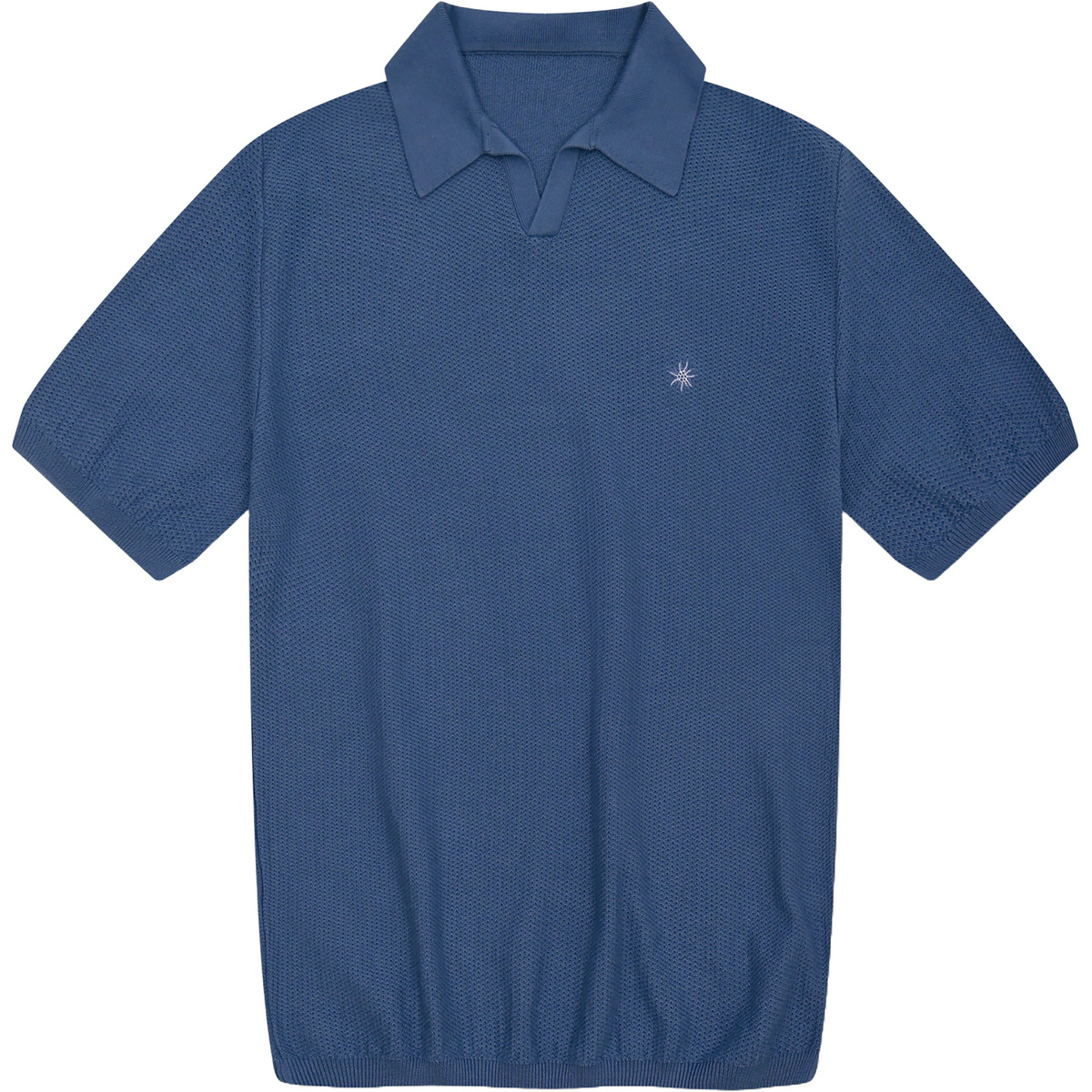 Bavarian Caps Herren Edelweiß Strick Polo T-Shirt