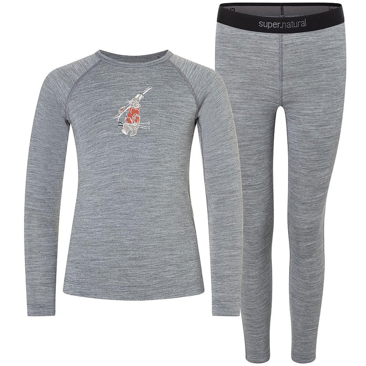 Super.Natural Kinder Tundra175 Ski Bunny Unterwäsche Set