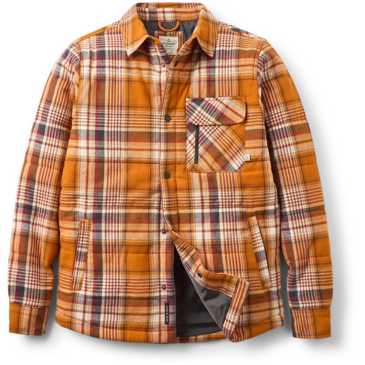 Passenger Herren Taranaki Quilted Hemd