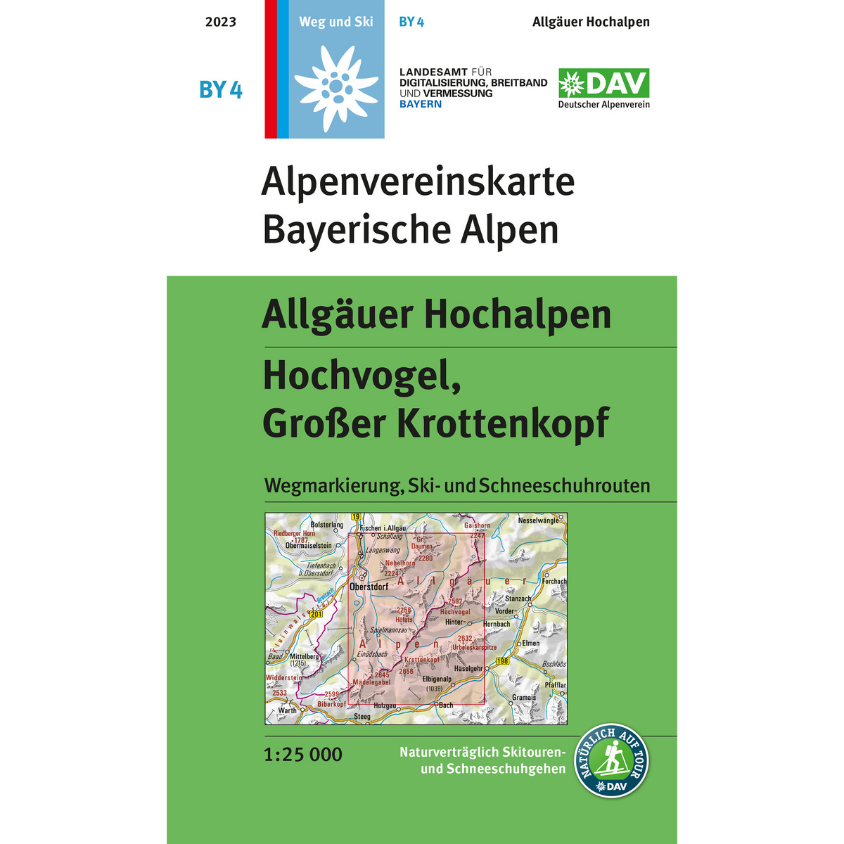 DAV AV-Karte BY 4 Allgäuer Hochalpen