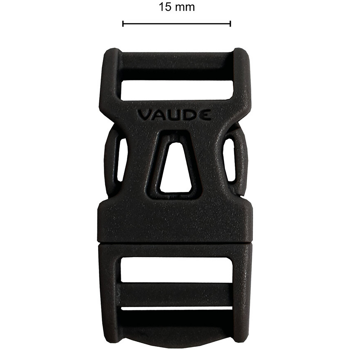 Vaude Steckschnalle 15mm Single Adjust