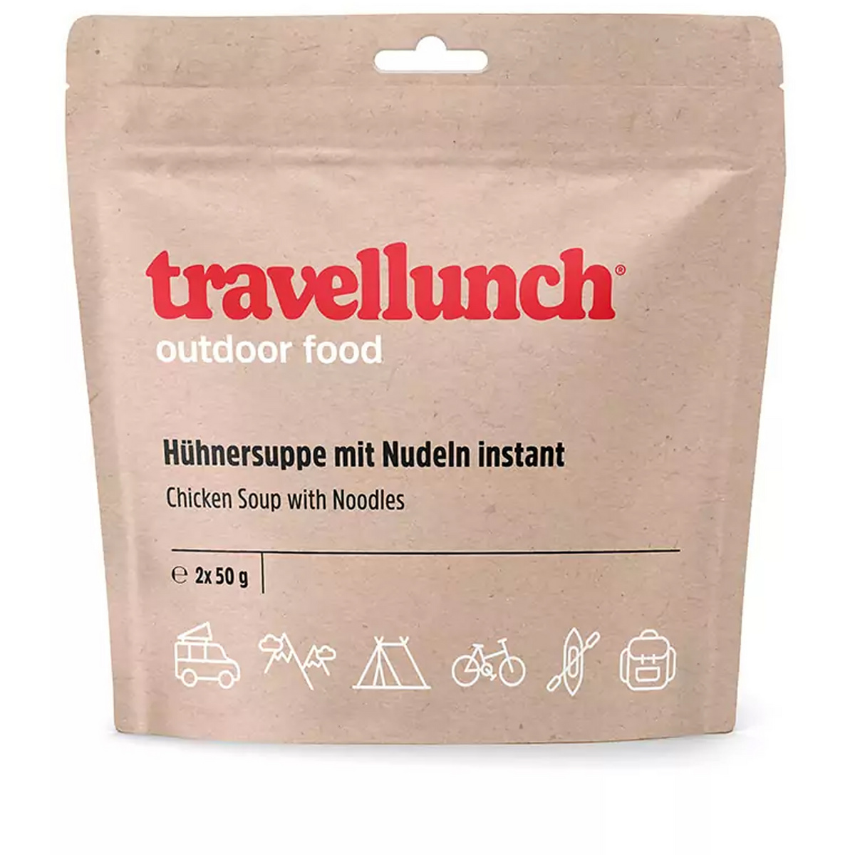 Travellunch Hühnersuppe mit Nudeln