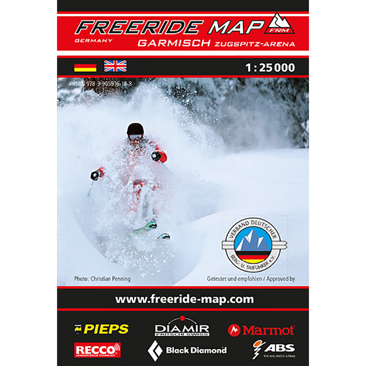 Freeride Map Garmisch Zugspitz Arena - Ski
