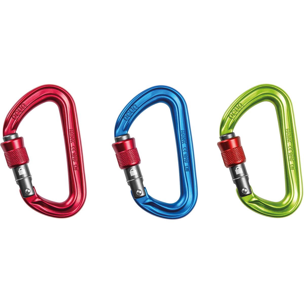 Ocun Hawk Screw 3-Pack Karabiner