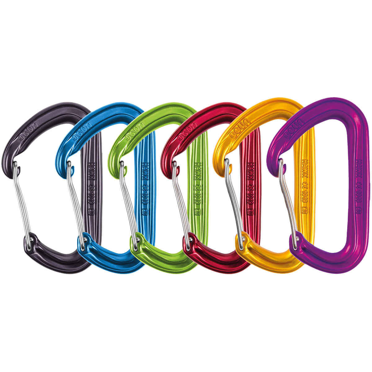 Ocun Hawk Wire Karabiner 6er Pack