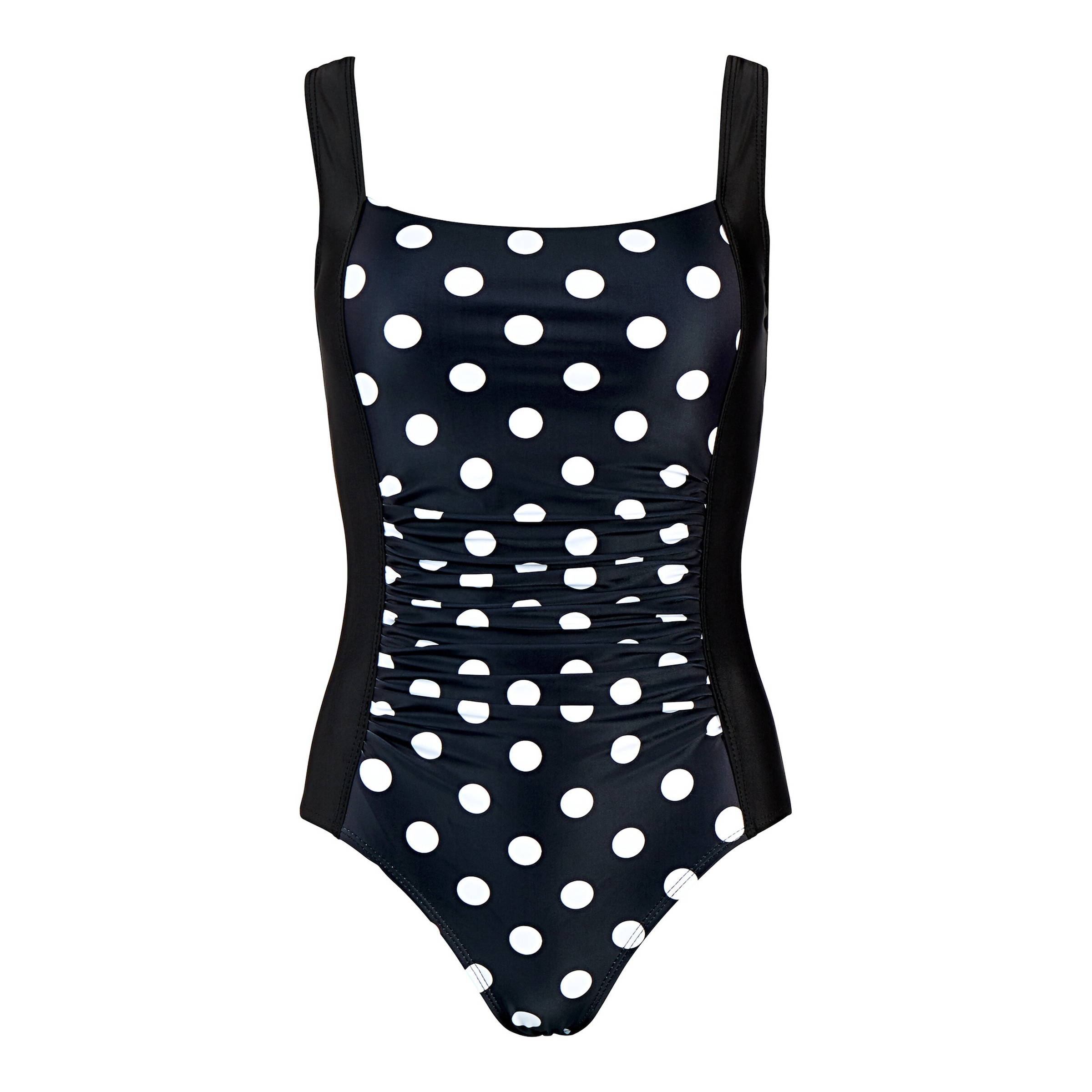 Schlank-Badeanzug 'Punkte', Größe: L