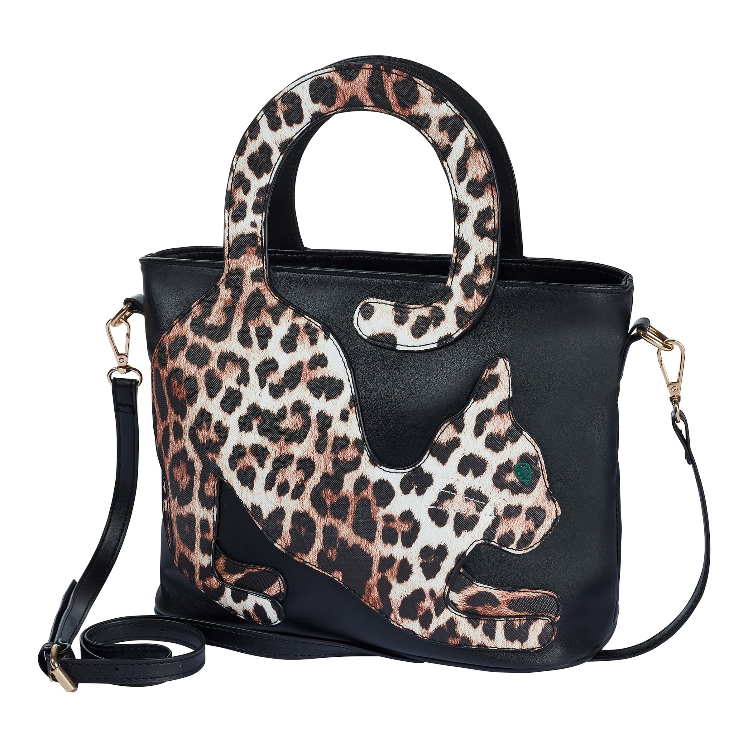 Designer-Handtasche 'Lucy', schwarz