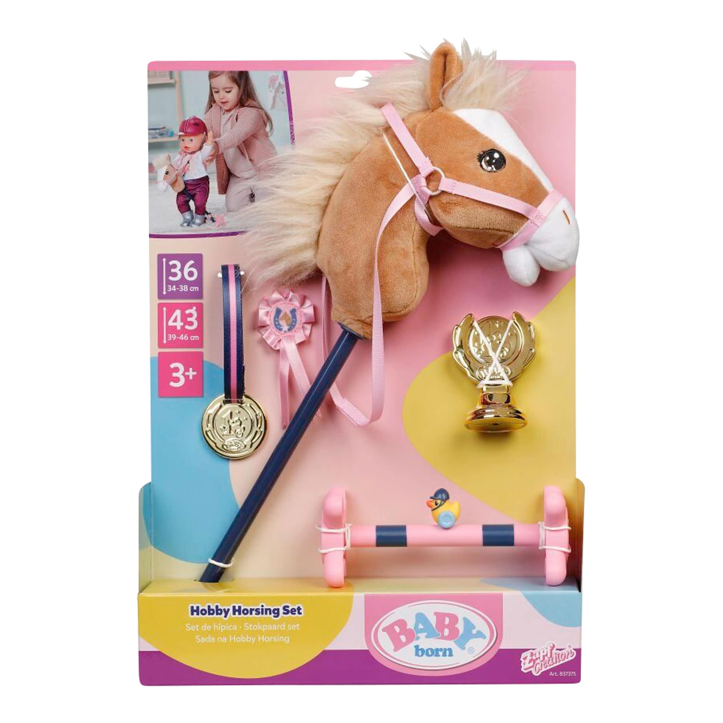 Puppen Hobby Horsing Set 43 cm
