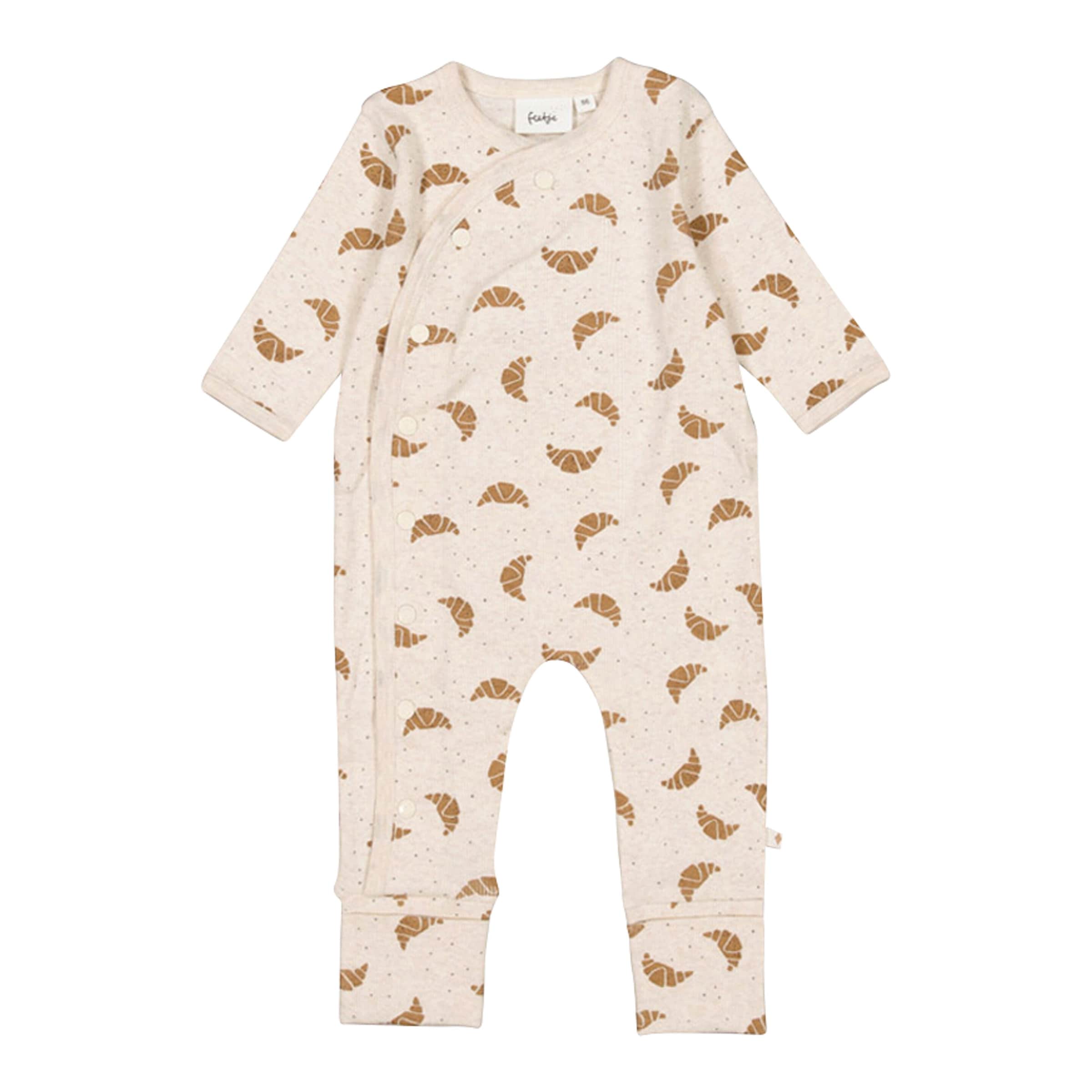 Overall mit Klappfuß Croissant Rippqualität