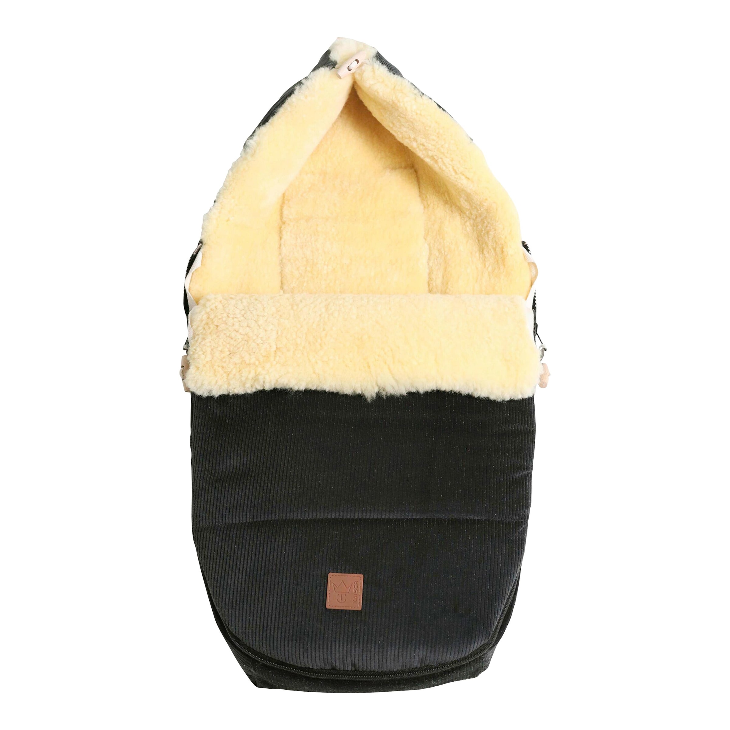 Lammfell-Fußsack FILIA CORD für Babyschalen