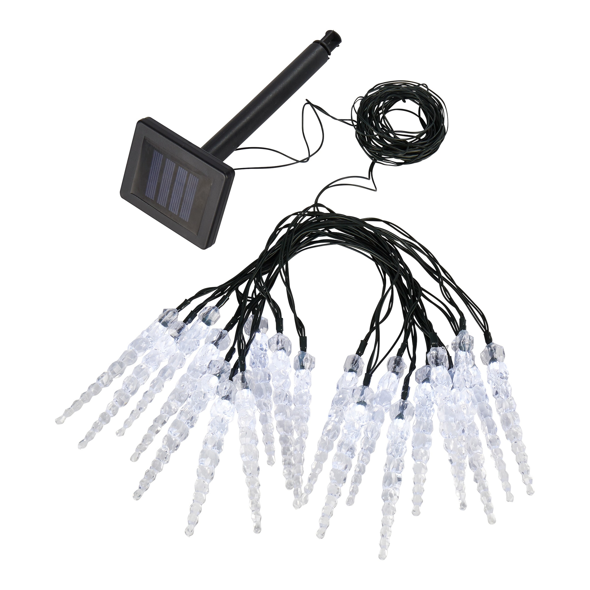 LED-Solar-Lichterkette 'Eiszapfen'