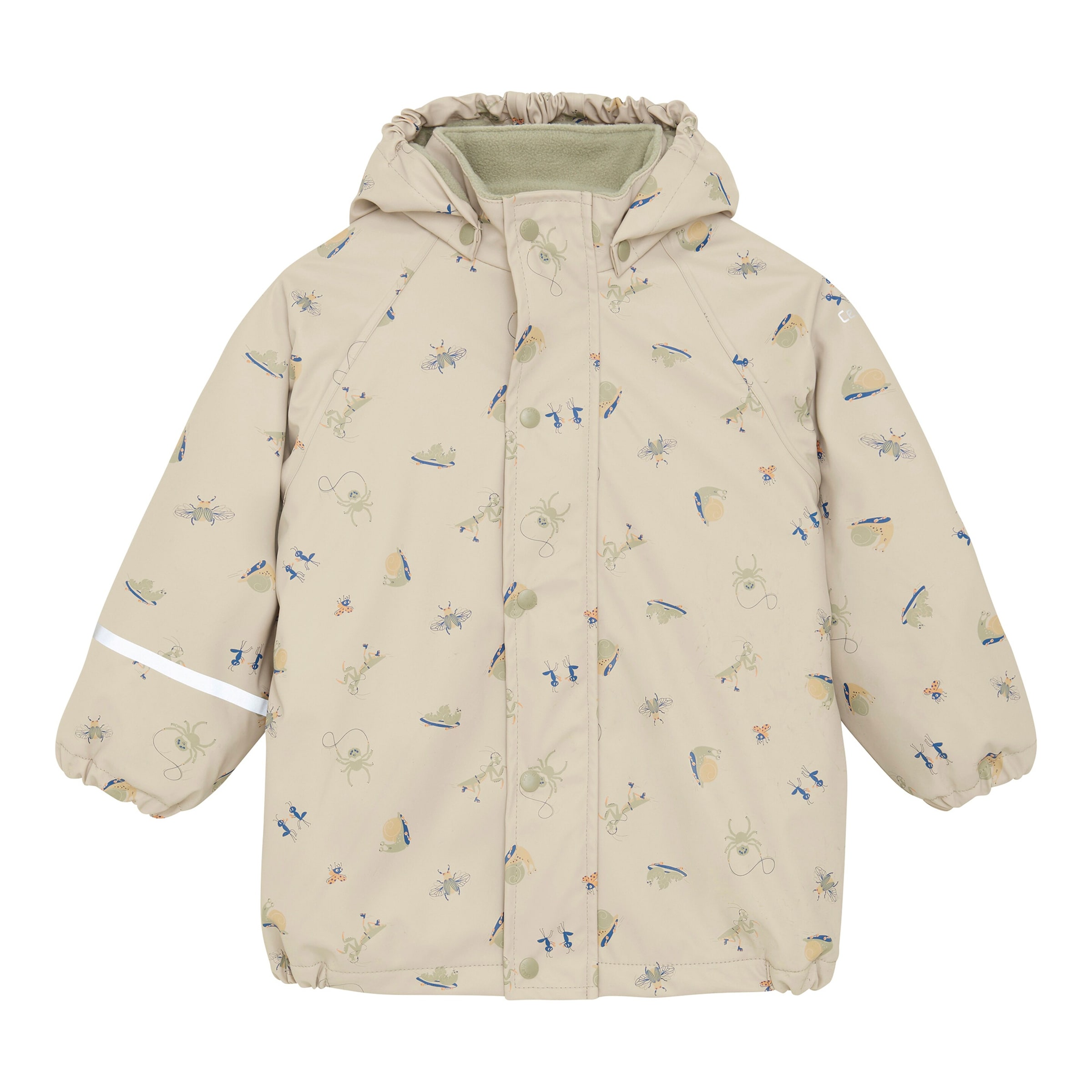 Regenjacke mit abnehmbarer Kapuze gefüttert Tiere