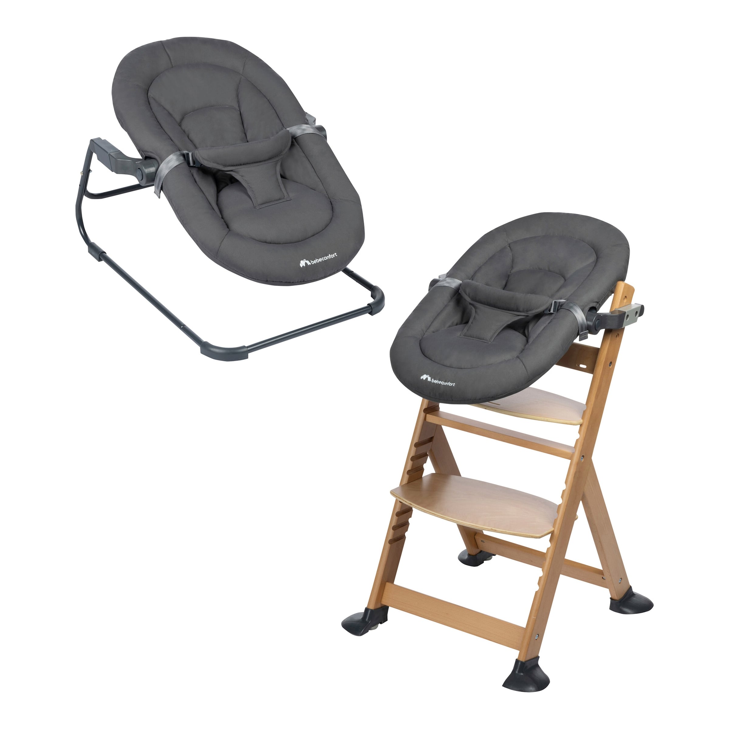 2-in-1 Babywippe für Hochstuhl Timba