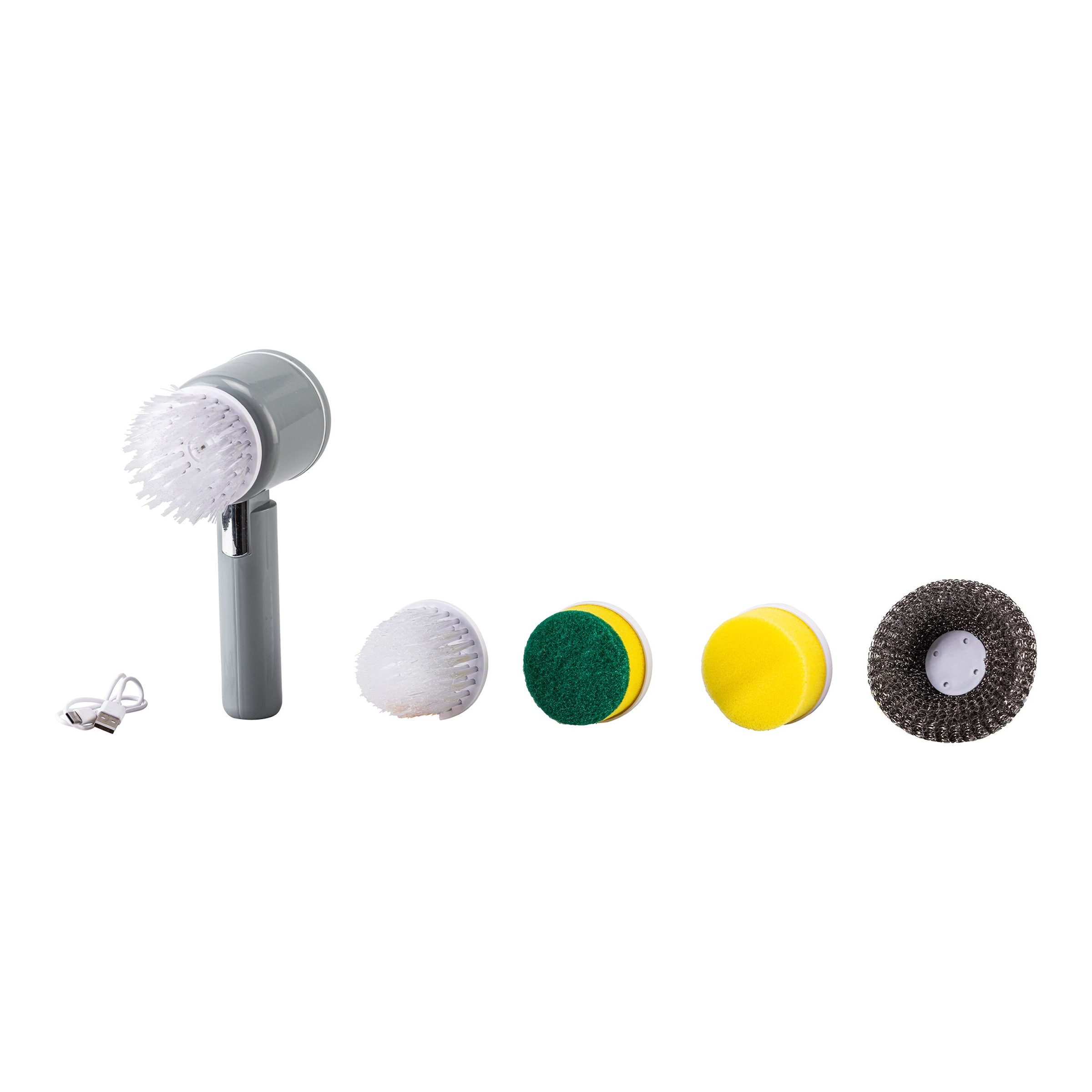 genialoElektrische Reinigungsbürste „Kompakt“, inkl. 5 Bürsten-Aufsätzen