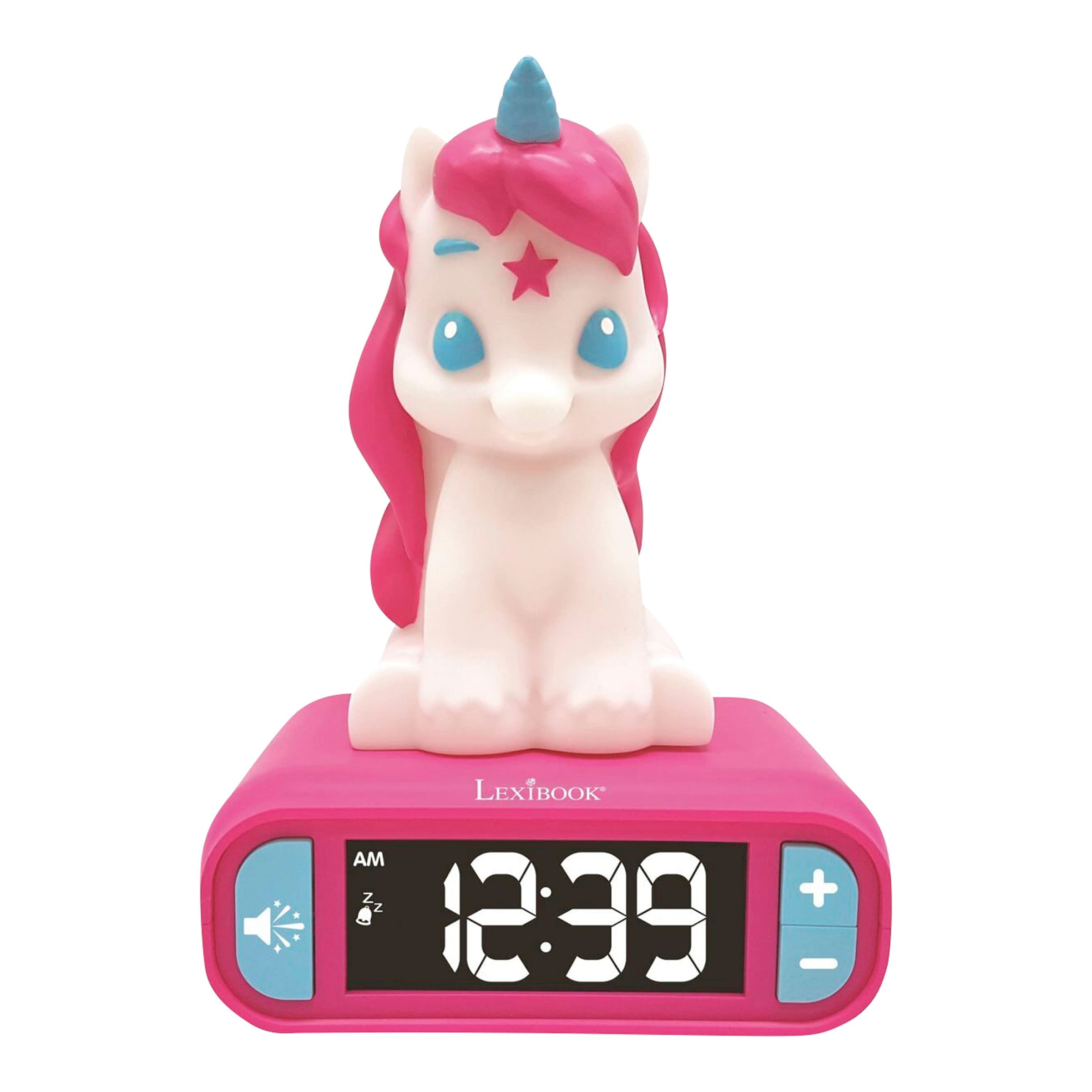 Wecker mit 3-D-Nachtlicht - Einhorn