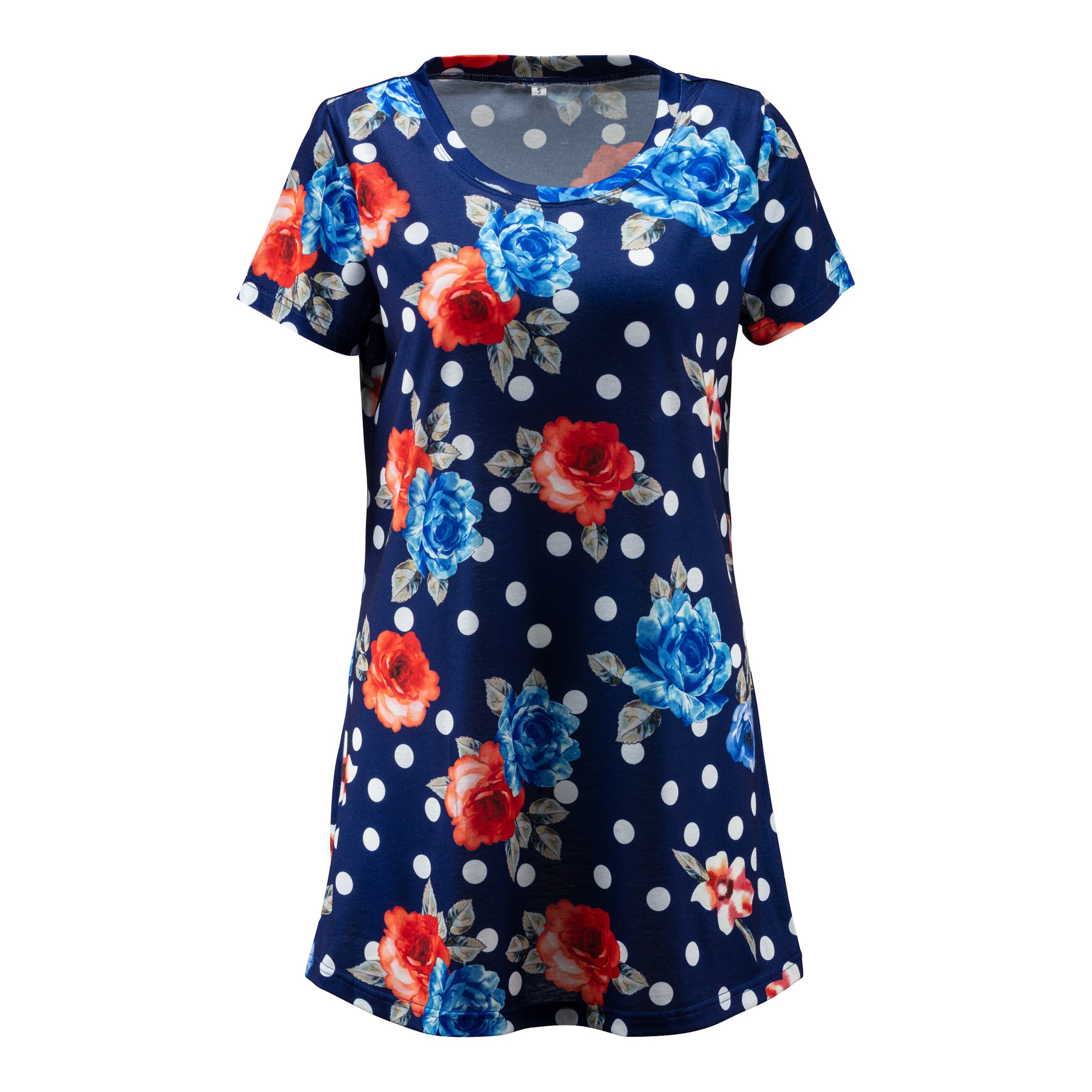 Leggings-Shirt „Rosen/Punkte“, Größe: L