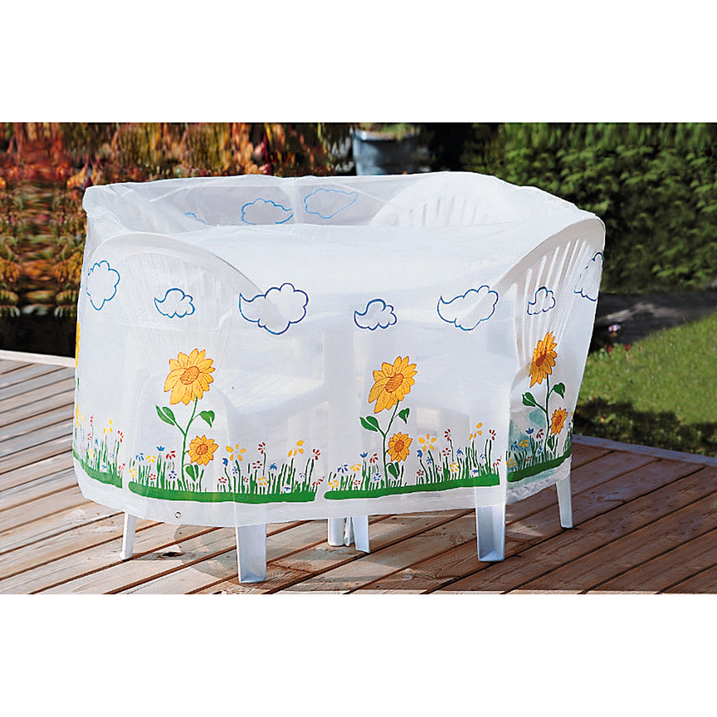 genialoAbdeckhaube für Tisch und Stühle