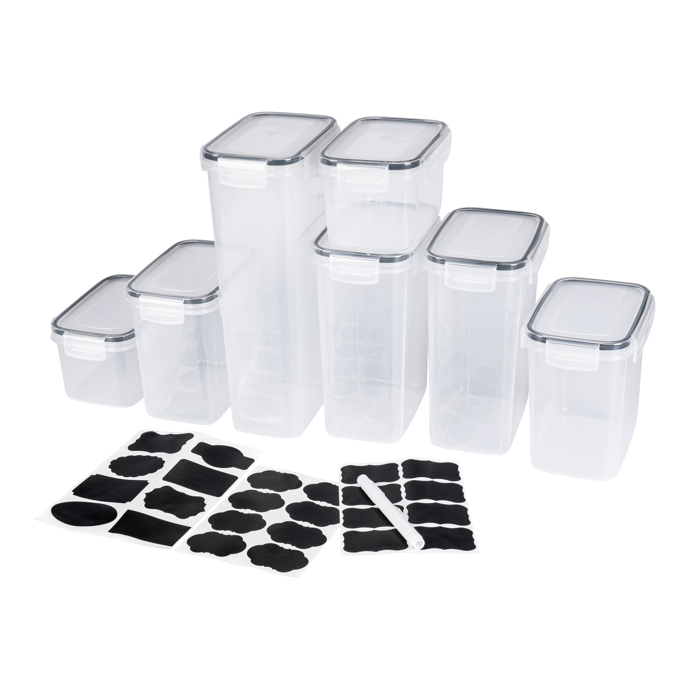 genialoVorratsdosen-Set, 14-teilig