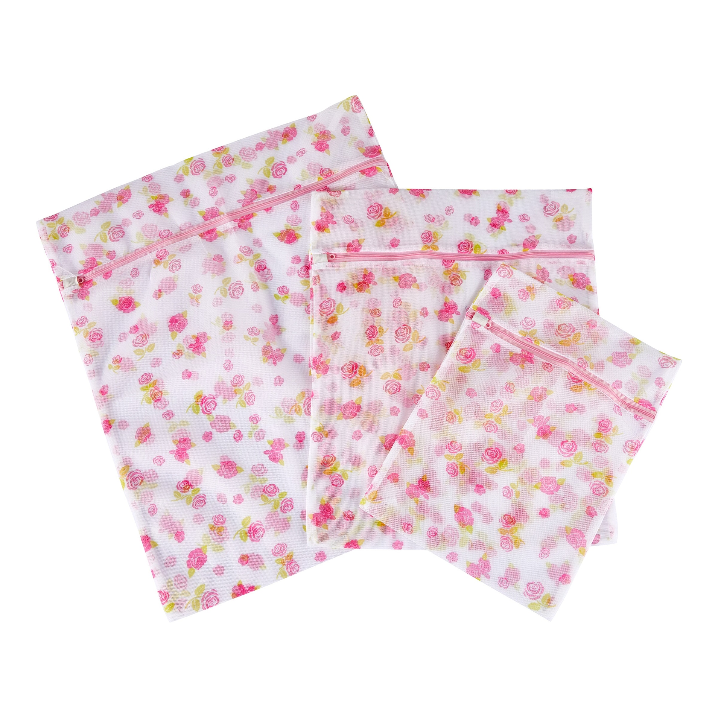 genialoWäschenetz-Set 'Rosen', 3-teilig