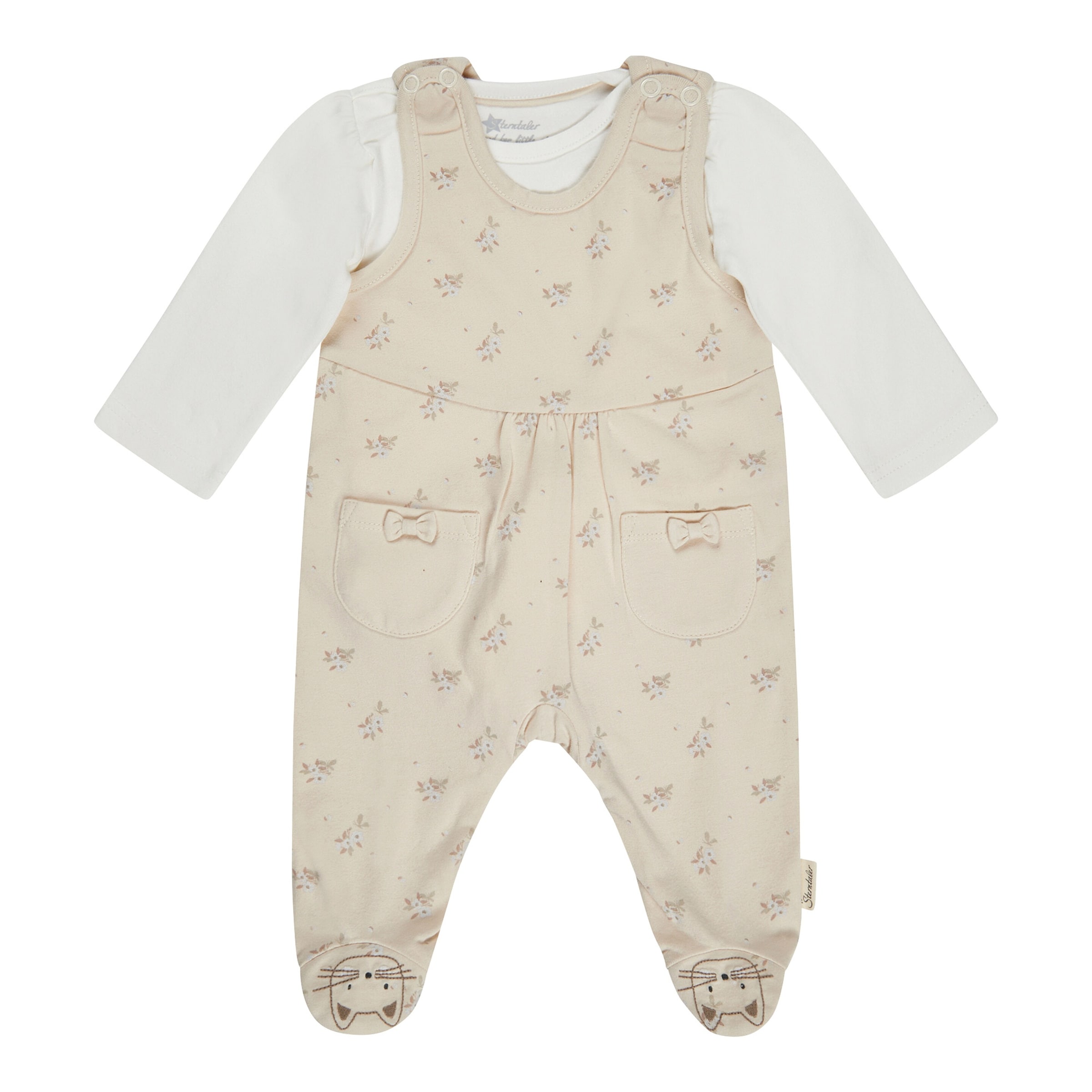 Strampler-Set Blumen