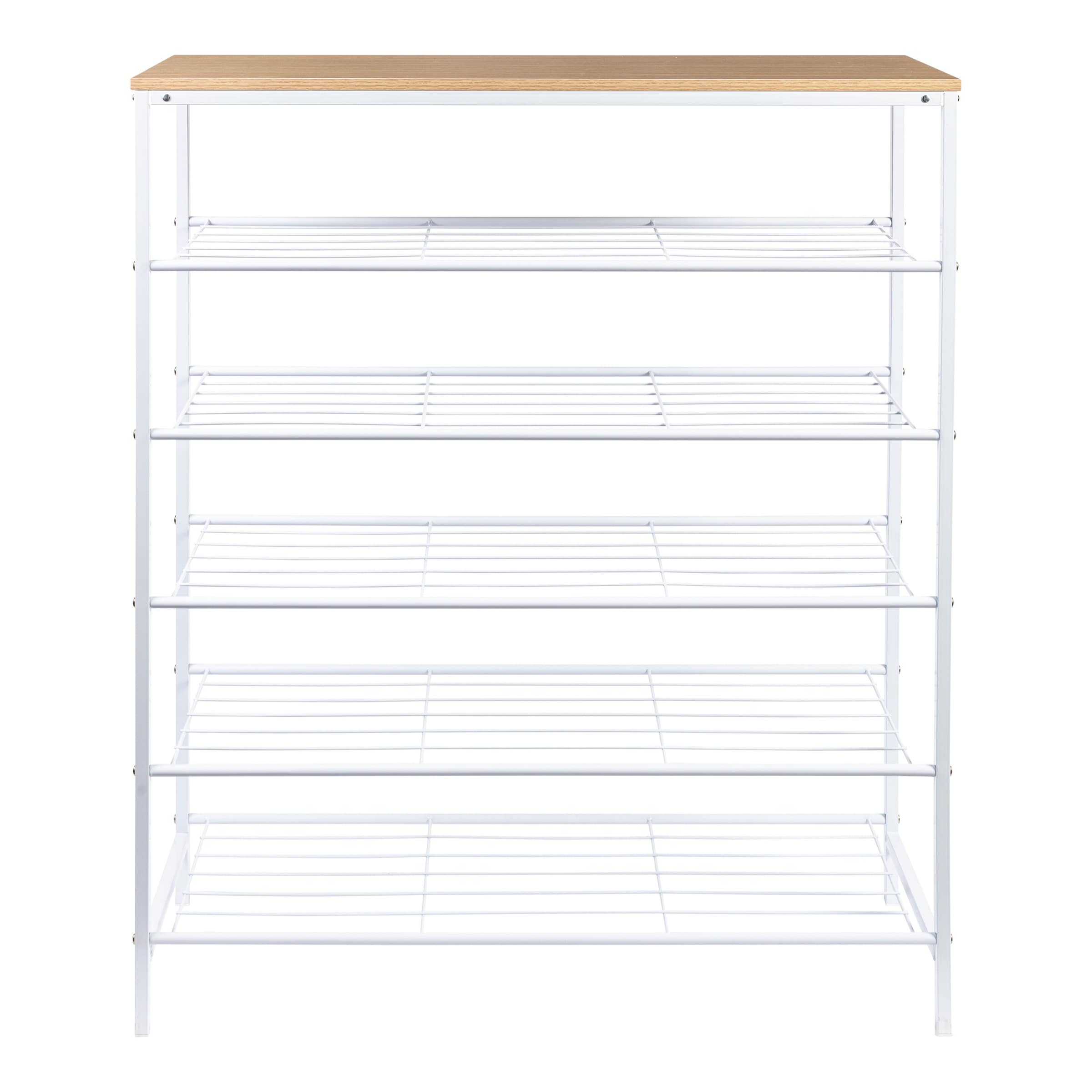 genialoSchuhregal mit 5 Ebenen