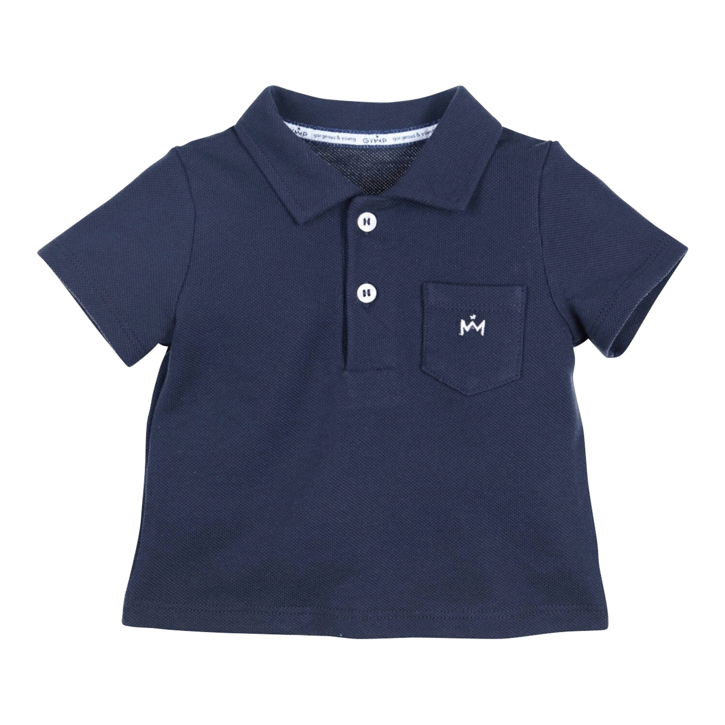 Polo-T-Shirt mit Tasche Piqué